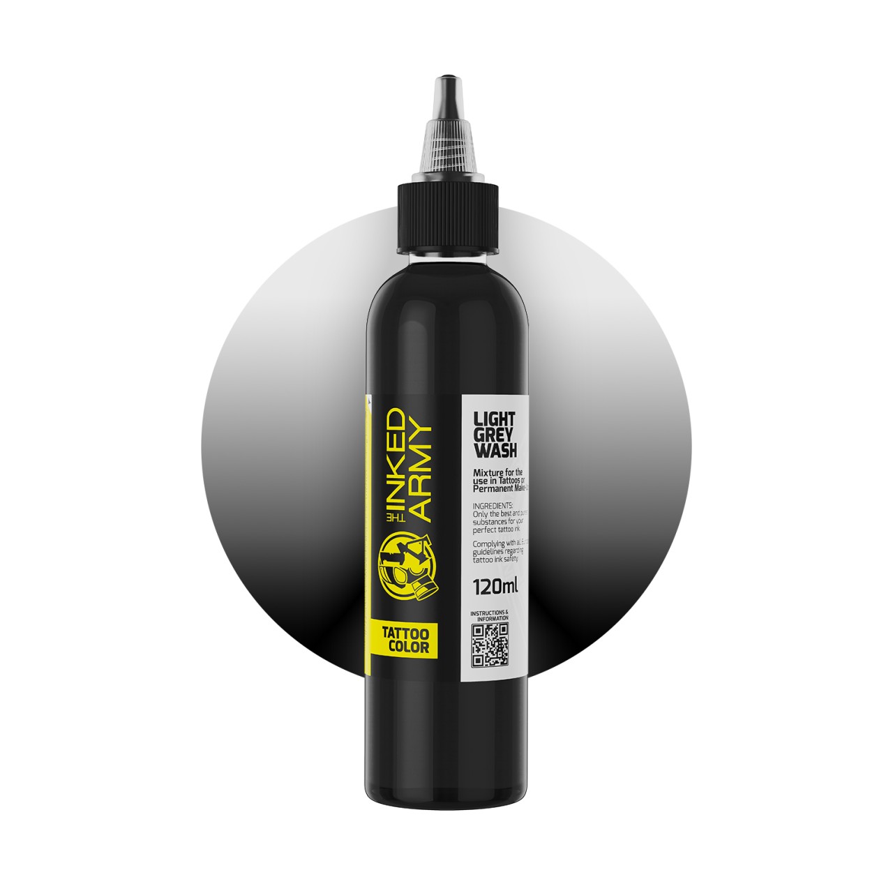 The Inked Army Grey Wash Set [3 x 120 ml] - zestaw farb do tatuowania