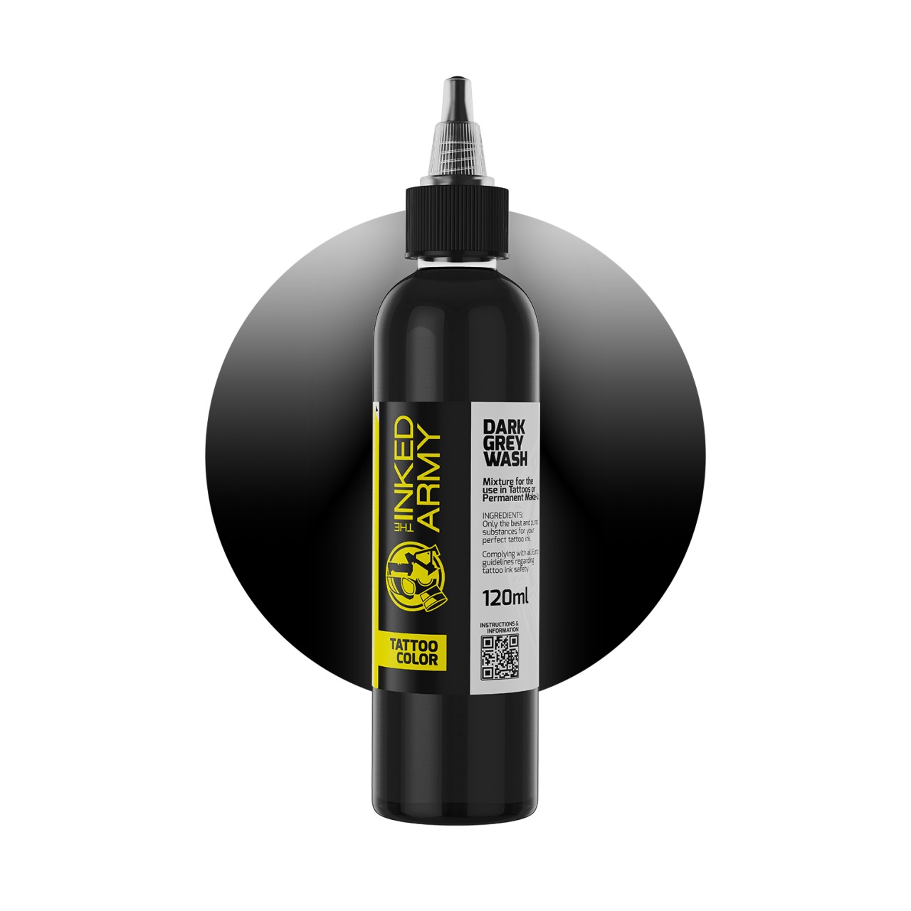 The Inked Army Grey Wash Set [3 x 120 ml] - zestaw farb do tatuowania