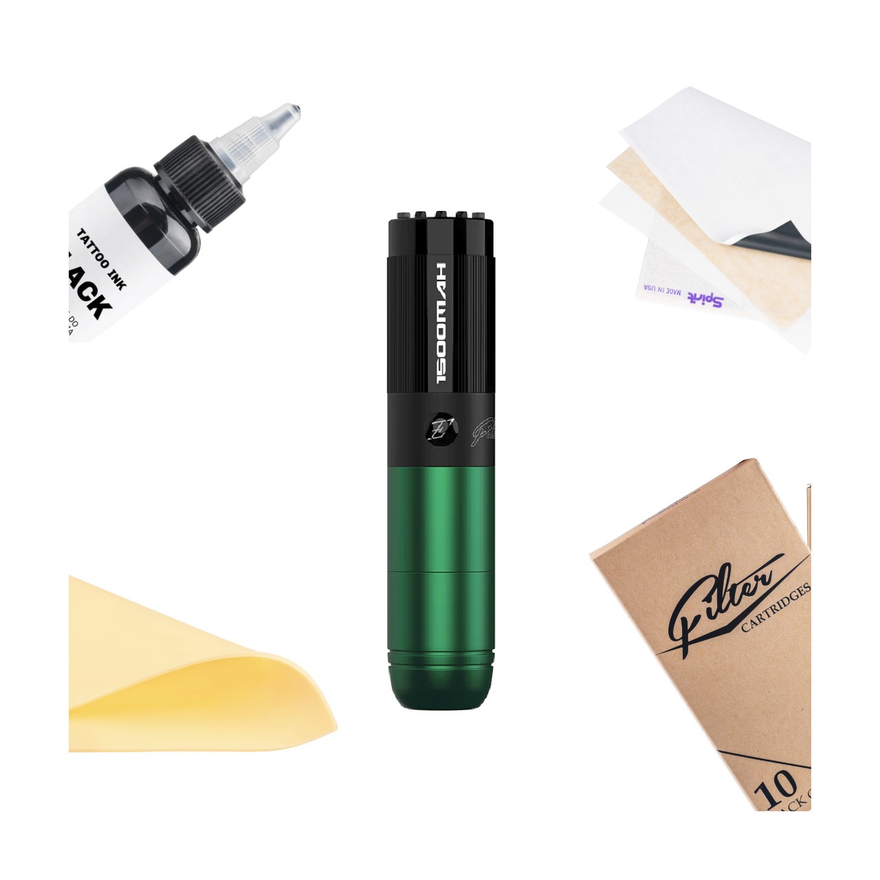 Filter Freedom Pen Set [zielony] - zestaw do nauki tatuowania