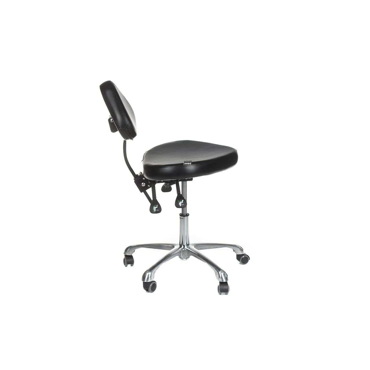 Taboret obrotowy z oparciem ATTE [bs]