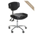 Taboret obrotowy z oparciem ELMO [bs]