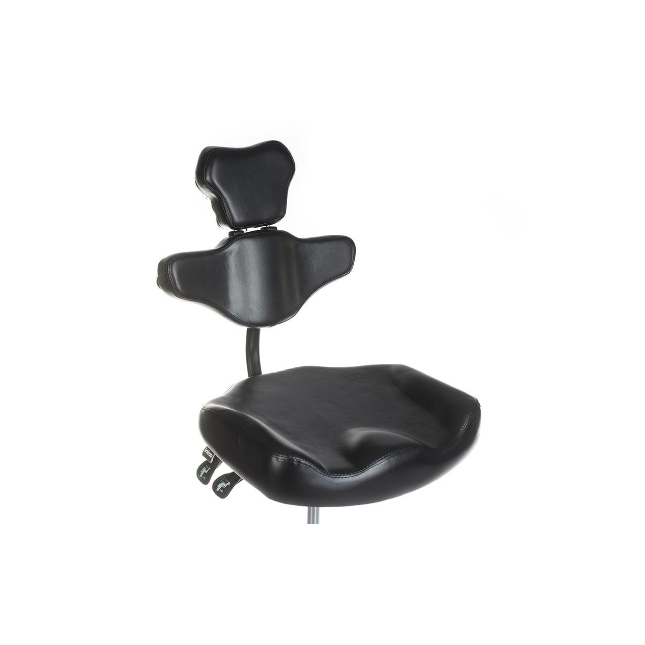 Taboret obrotowy z oparciem MIKA [bs]