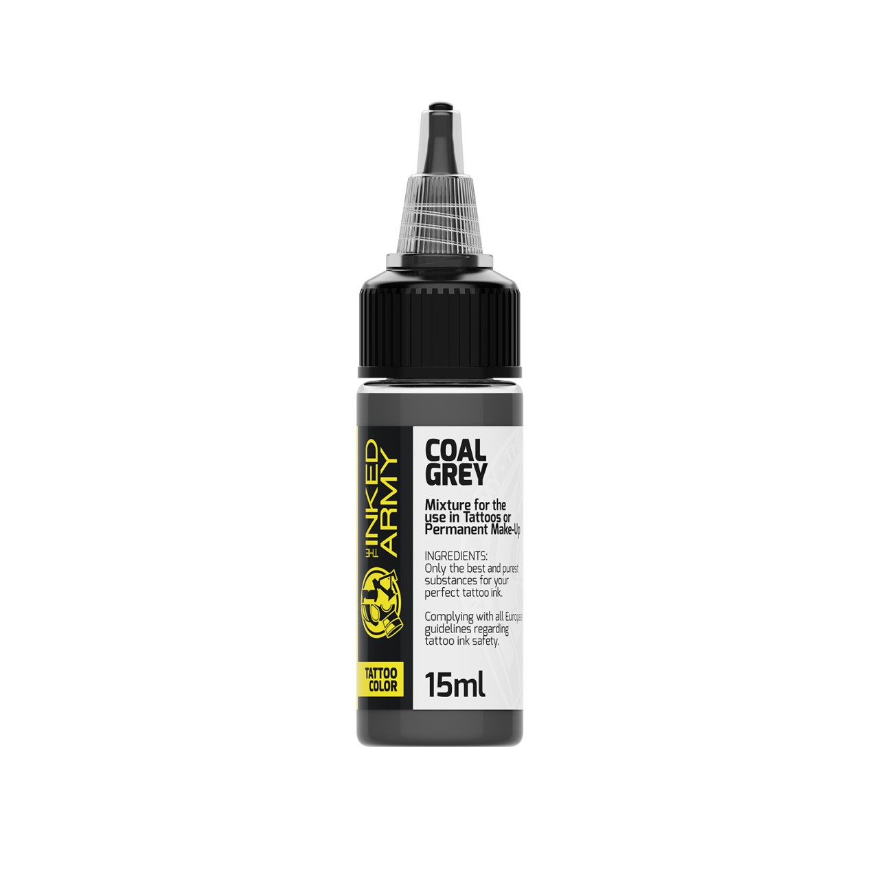 The Inked Army Coal Grey [15 ml] - farba do tatuowania