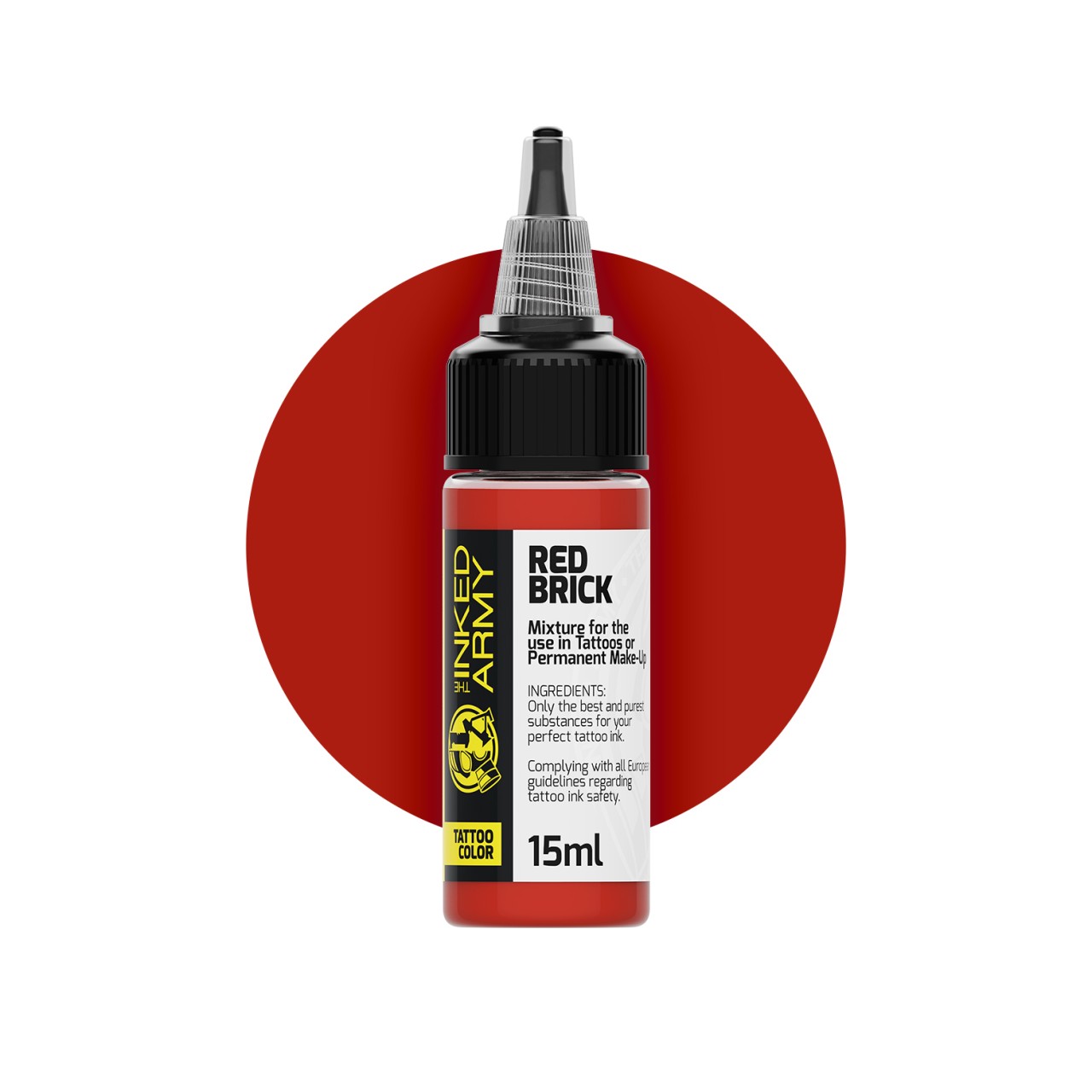 The Inked Army Red Brick [15 ml] - farba do tatuowania