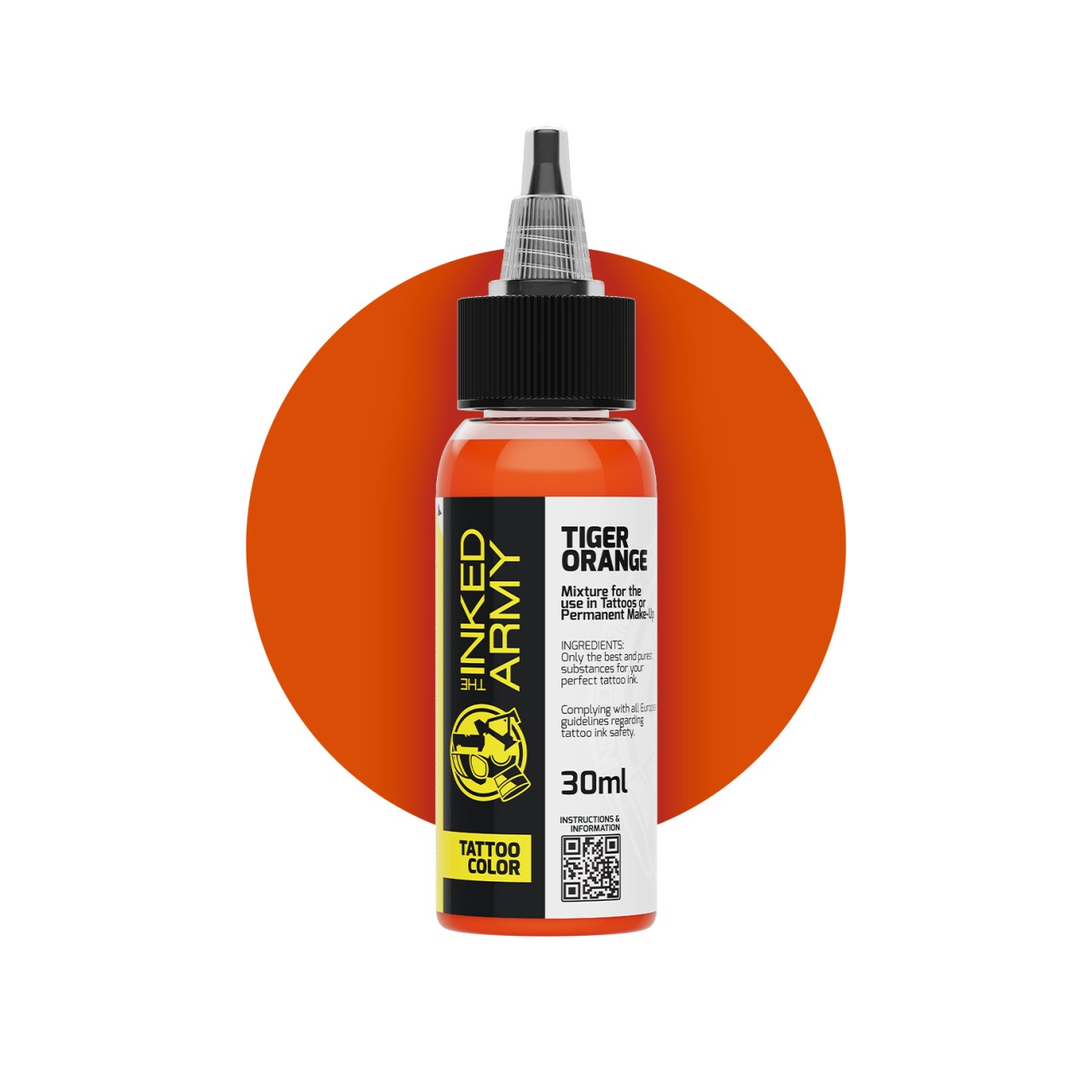 The Inked Army Tiger Orange [30 ml] - farba do tatuowania
