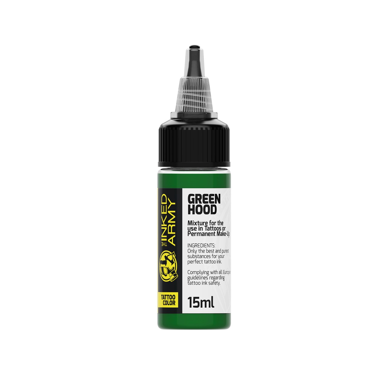 The Inked Army Green Hood [15 ml] - farba do tatuowania