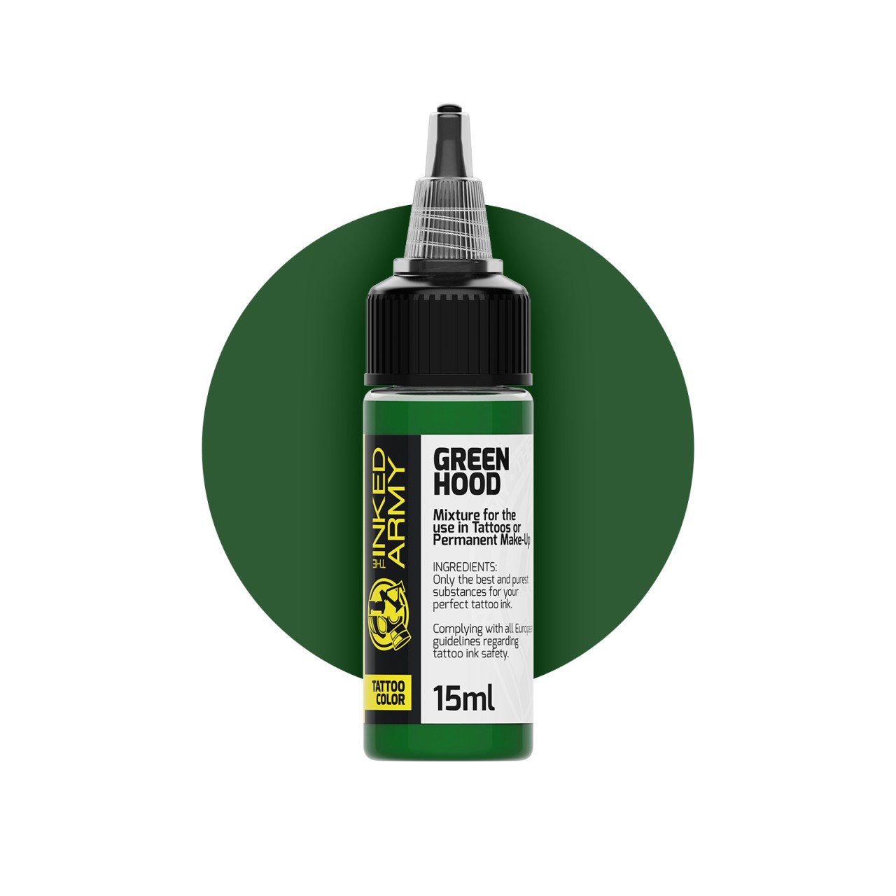 The Inked Army Green Hood [15 ml] - farba do tatuowania