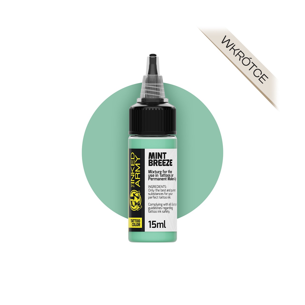 The Inked Army Mint Breeze [15 ml] - farba do tatuowania