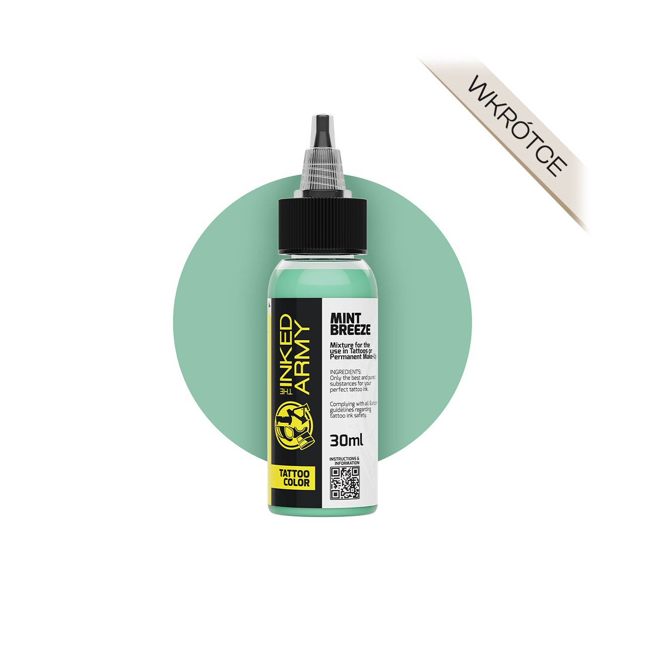 The Inked Army Mint Breeze [30 ml] - farba do tatuowania