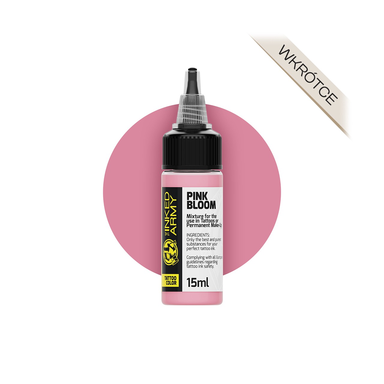 The Inked Army Pink Bloom [15 ml] - farba do tatuowania