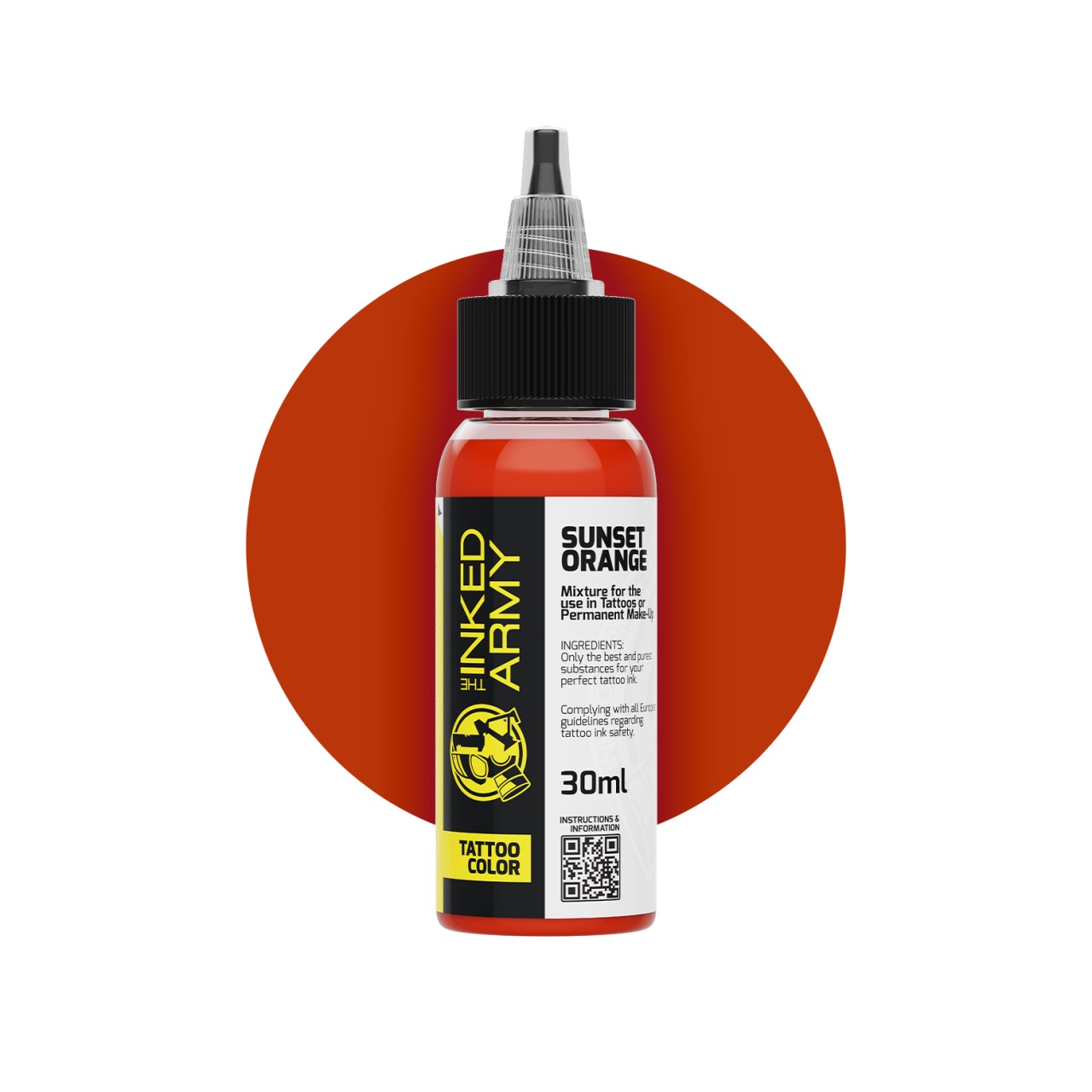 The Inked Army Sunset Orange - farba do tatuowania