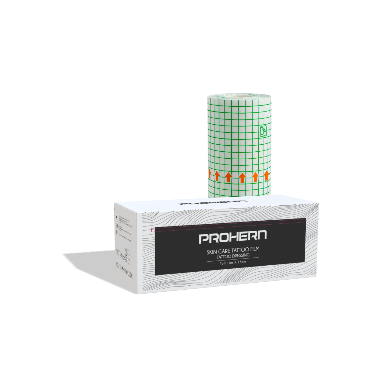 Prohern Second Skin [15 cm x 10 m] - folia ochronna na tatuaż w rolce