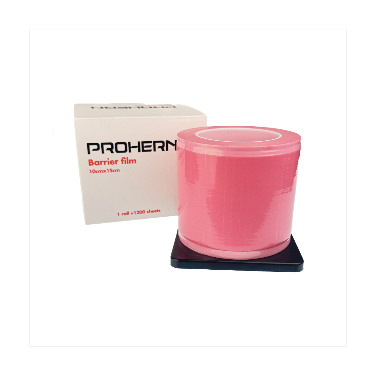 Prohern Różowa folia samoprzylepna perforowana [10 cm x 15 cm] [1200 szt]