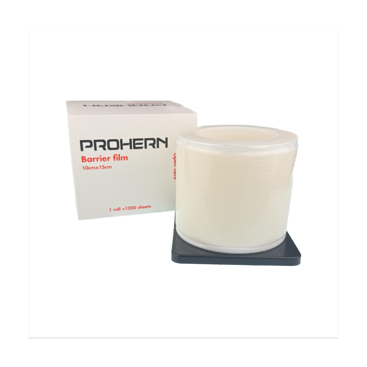 Prohern Przezroczysta folia samoprzylepna perforowana [10 cm x 15 cm] [1200 szt]