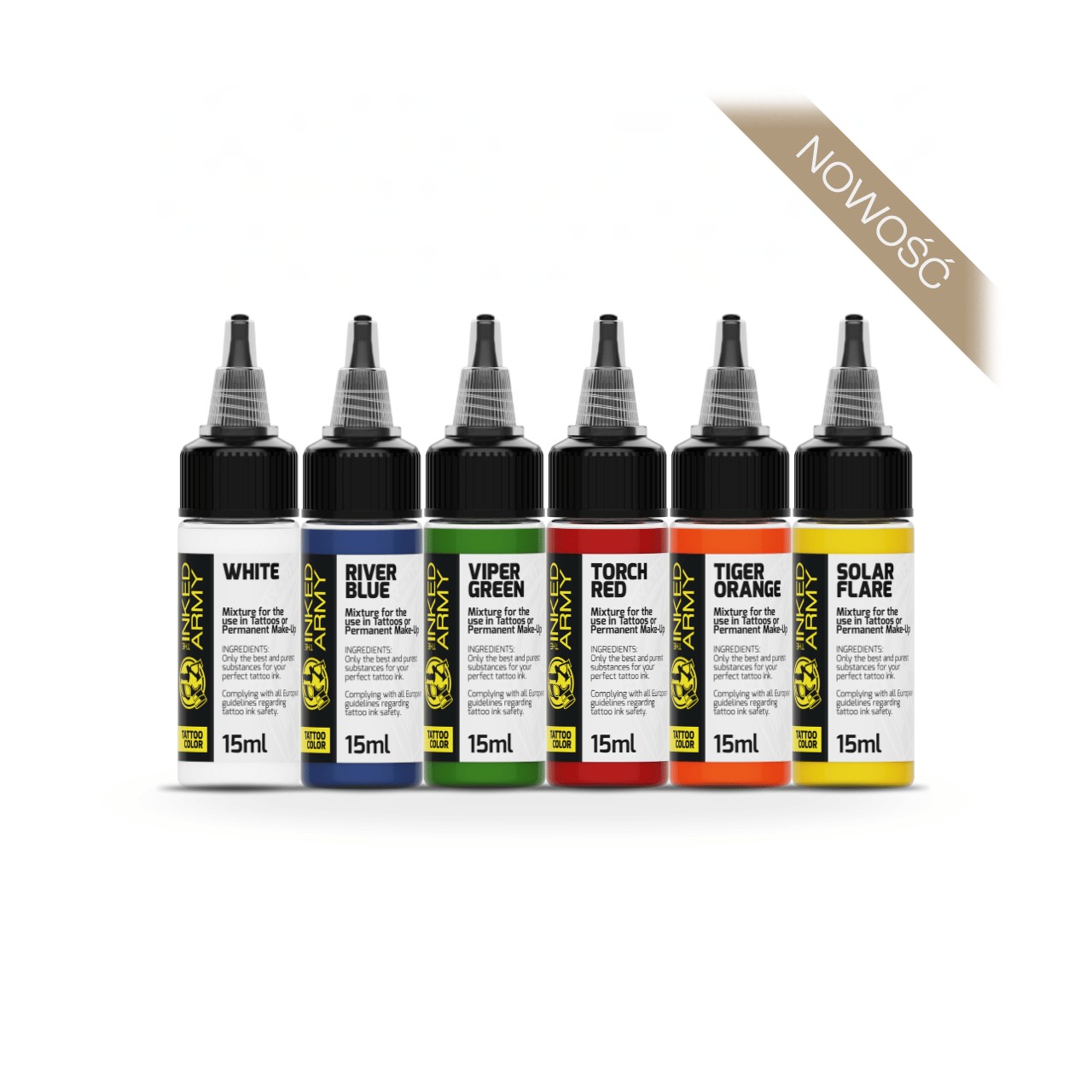 The Inked Army Sample Set - zestaw farb do tatuowania