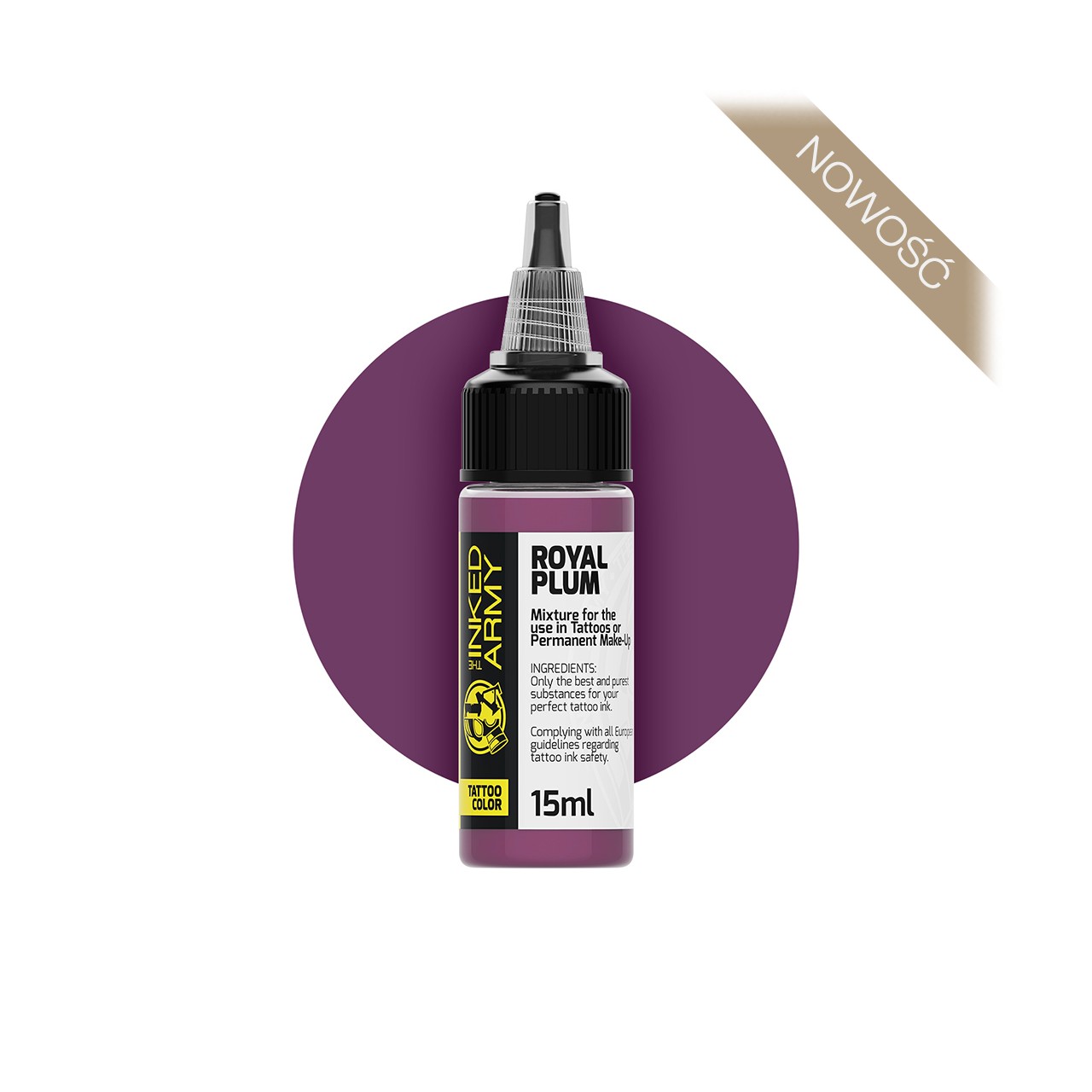 The Inked Army Royal Plum - farba do tatuowania