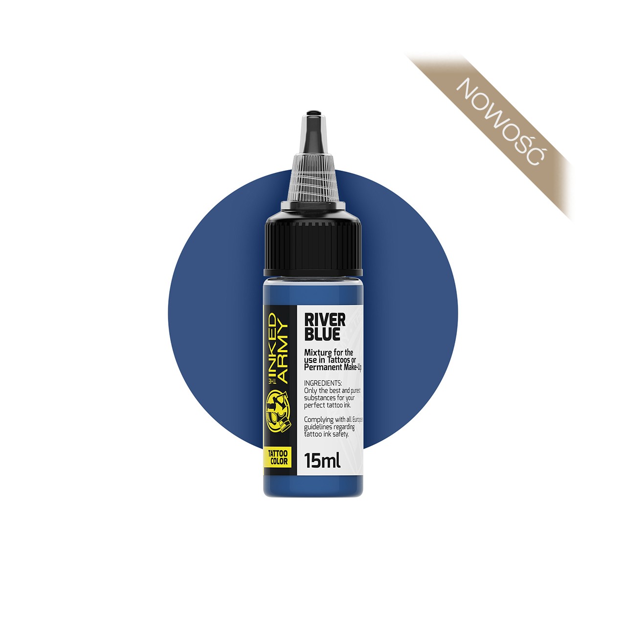 The Inked Army River Blue - farba do tatuowania