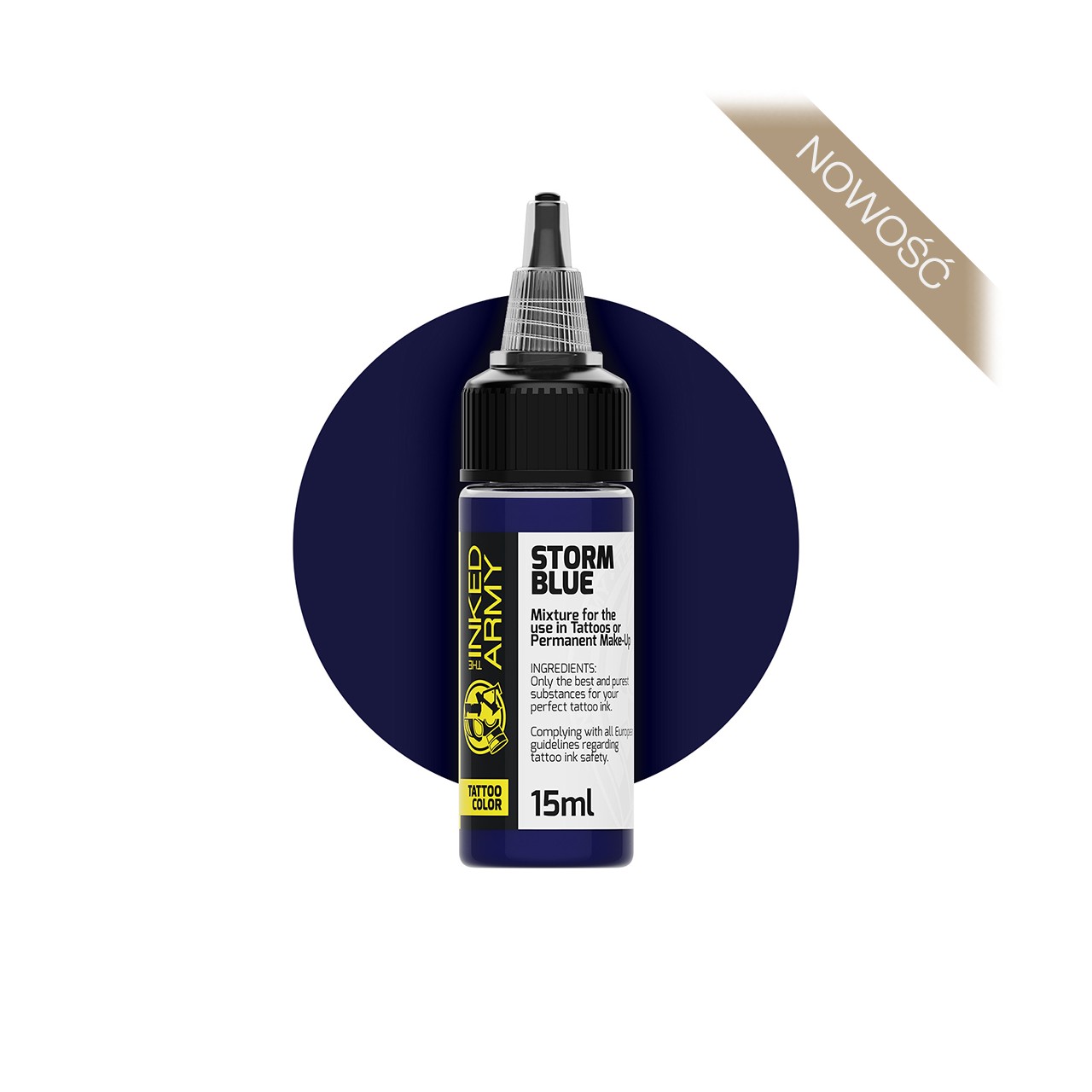 The Inked Army Storm Blue - farba do tatuowania