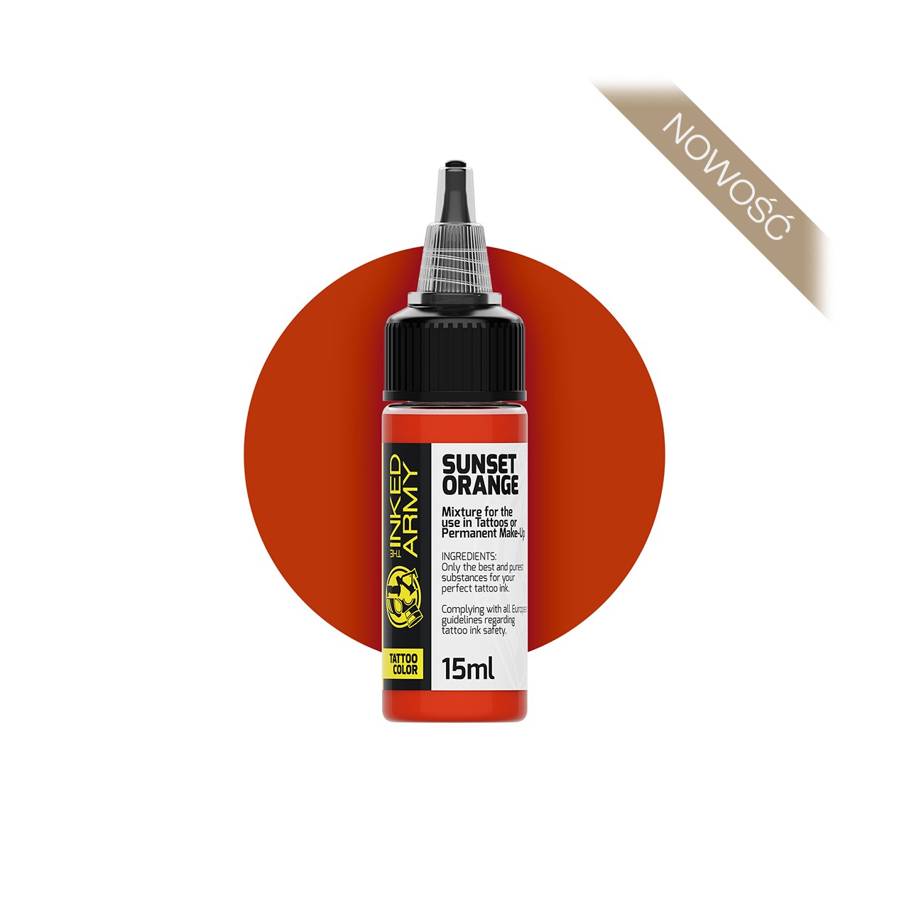 The Inked Army Sunset Orange - farba do tatuowania