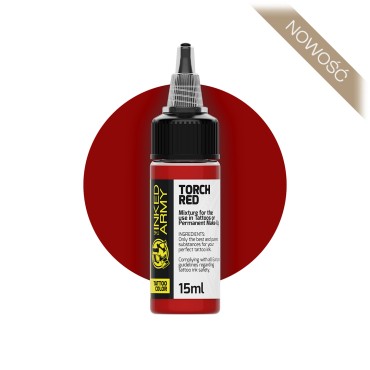 The Inked Army Torch Red -...