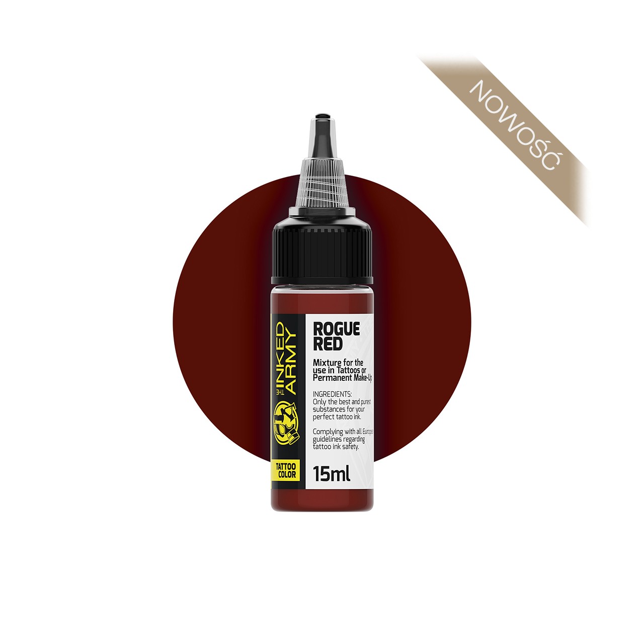 The Inked Army Rogue Red - farba do tatuowania