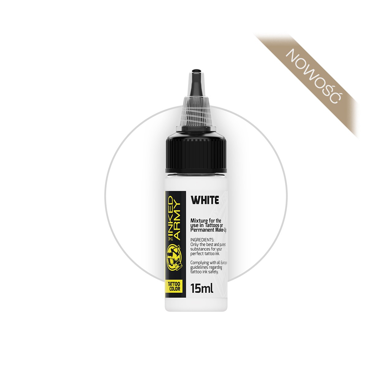 The Inked Army White - farba do tatuowania