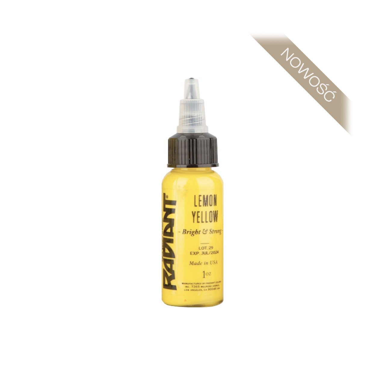 Radiant Ink Lemon Yellow [30 ml] [do nauki]