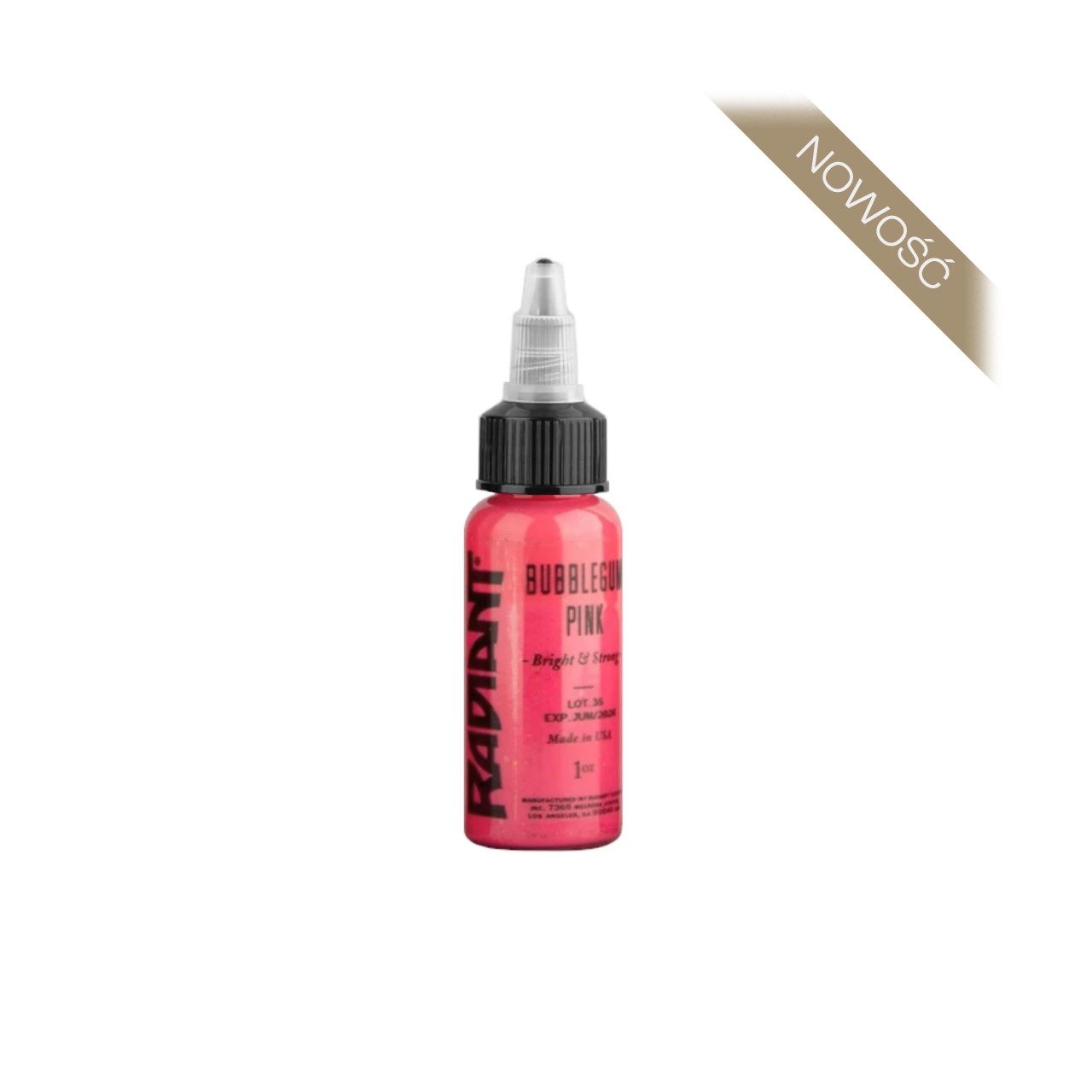 Radiant Ink Bubble Gum Pink [30 ml] [do nauki]