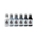 World Famous Limitless A.D. Pancho Pastel Set v2 [6x 30 ml] - zestaw farb do tatuowania