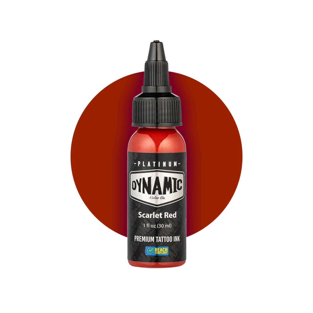 Dynamic Platinum Scarlet Red [30 ml] - farba do tatuowania
