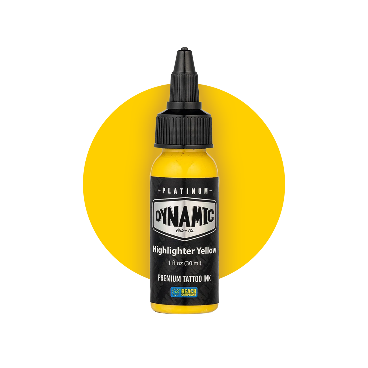 Dynamic Platinum Highlighter Yellow [30 ml] - farba do tatuowania