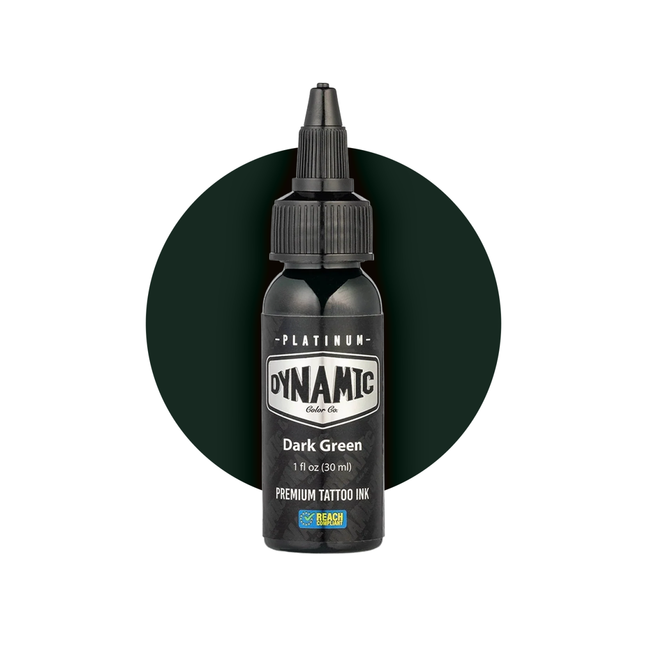 Dynamic Platinum Dark Green [30 ml] - farba do tatuowania