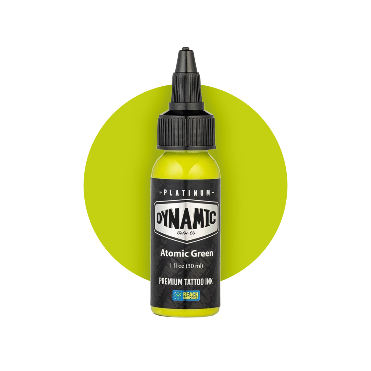 Dynamic Platinum Atomic Green [30 ml] - farba do tatuowania