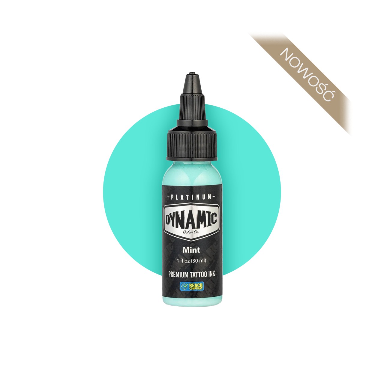 Dynamic Platinum Mint [30 ml] - farba do tatuowania