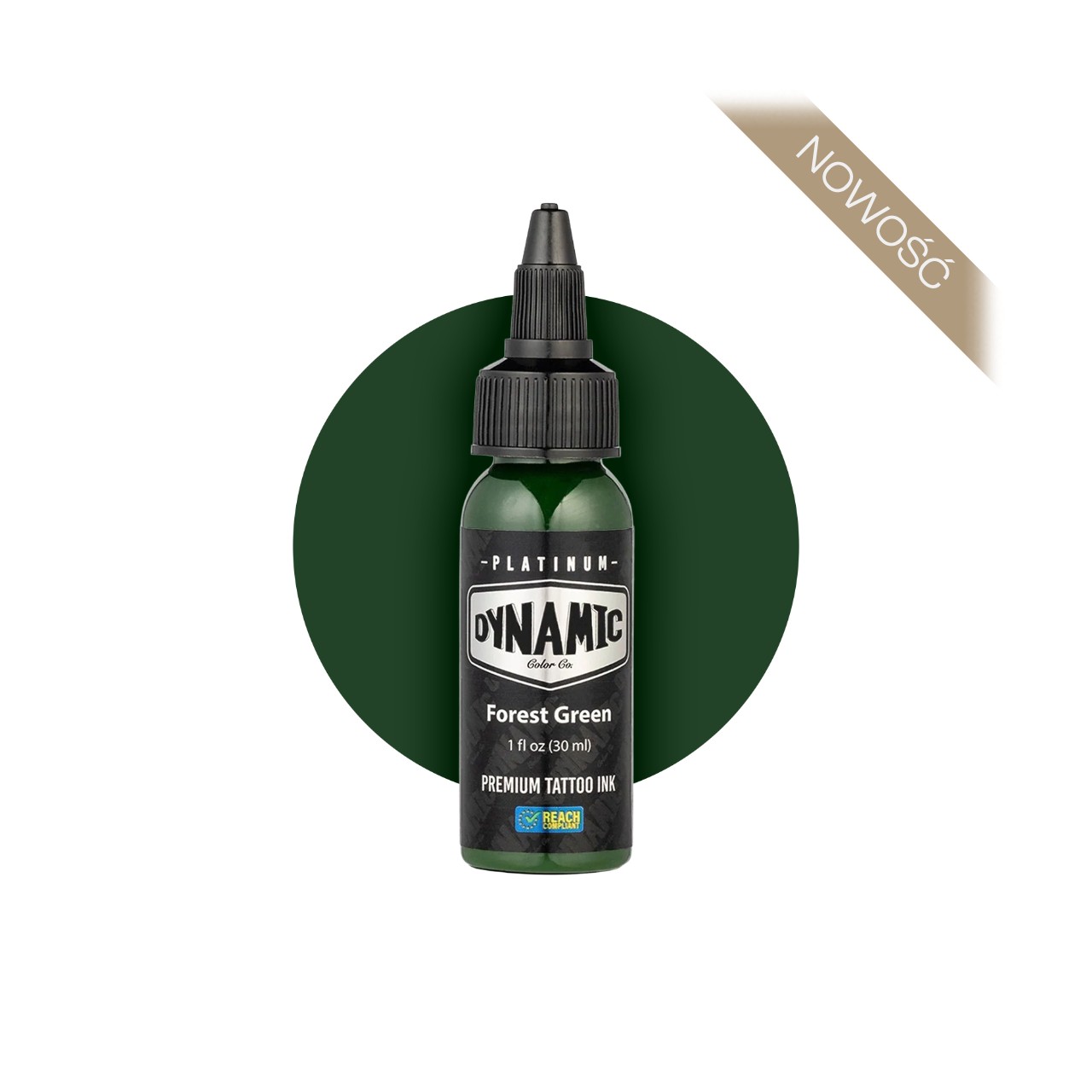 Dynamic Platinum Forest Green [30 ml] - farba do tatuowania