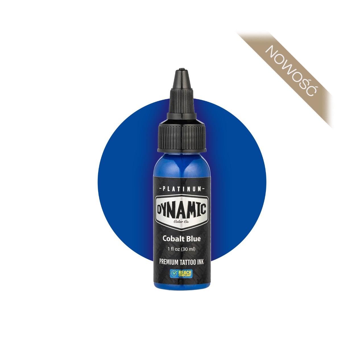 Dynamic Platinum Cobalt Blue [30 ml] - farba do tatuowania