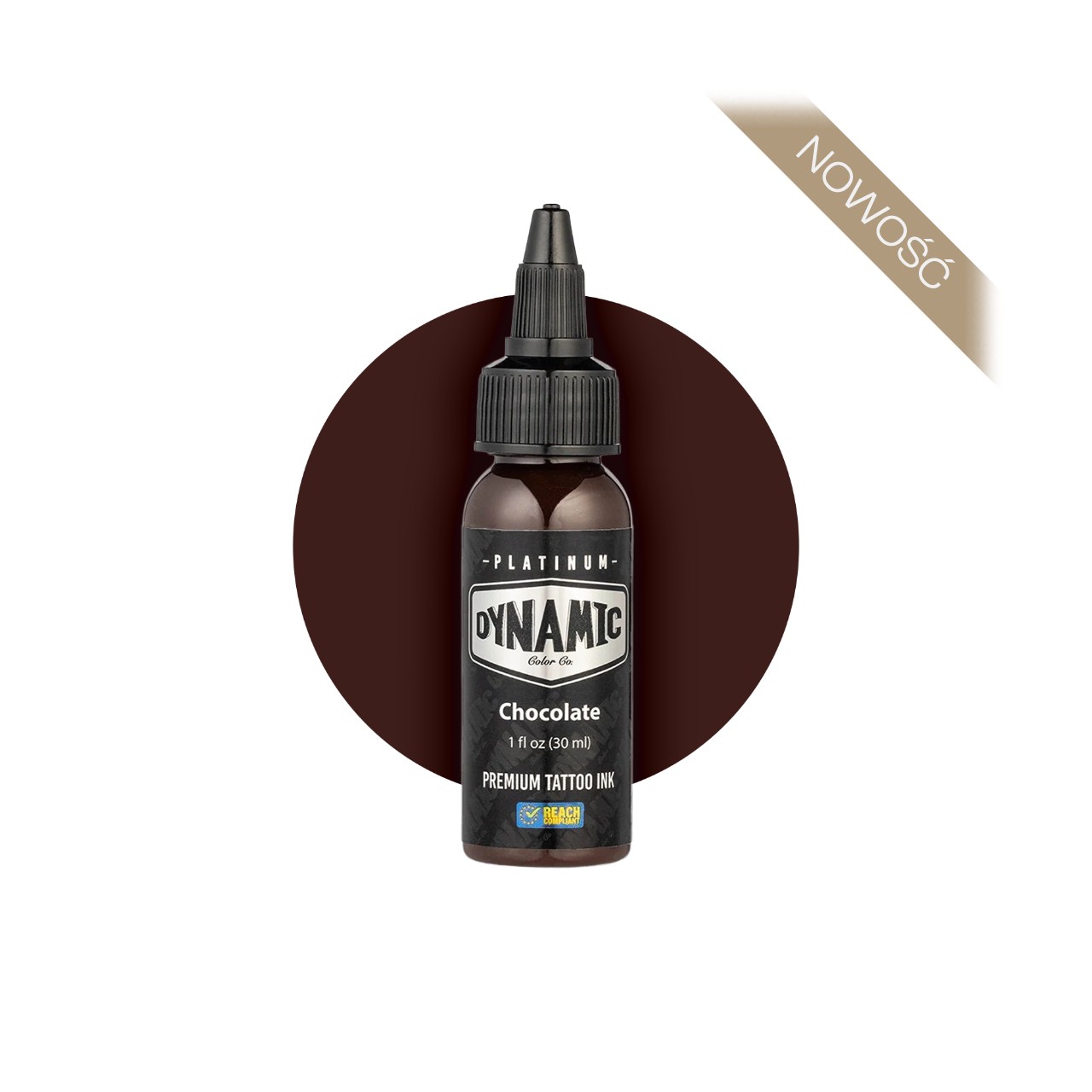 Dynamic Platinum Chocolate [30 ml] - farba do tatuowania