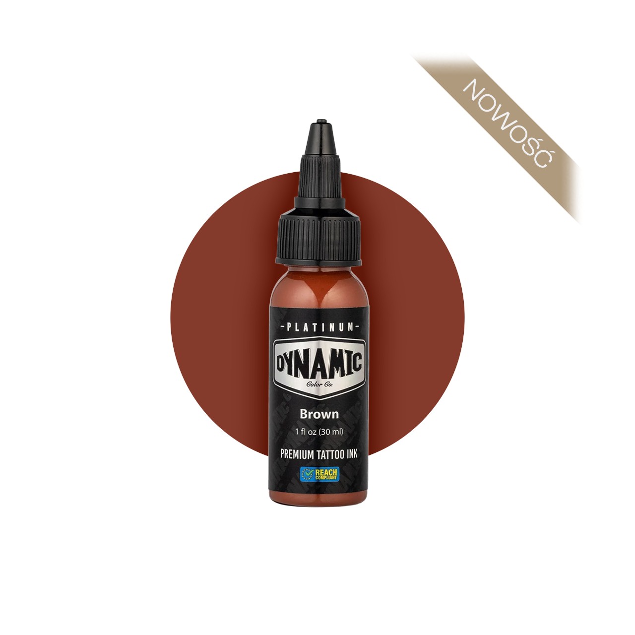 Dynamic Platinum Brown [30 ml] - farba do tatuowania