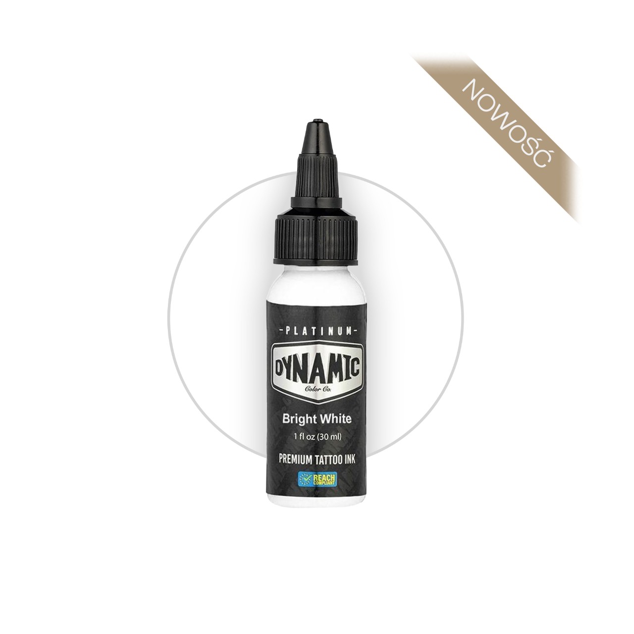 Dynamic Platinum Bright White [30 ml] - farba do tatuowania