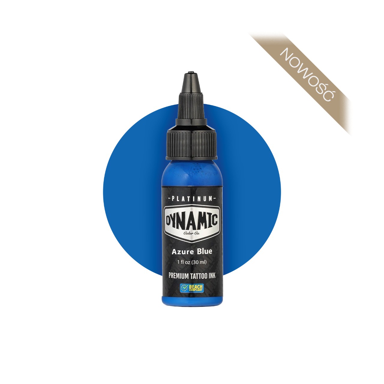 Dynamic Platinum Azure Blue [30 ml] - farba do tatuowania