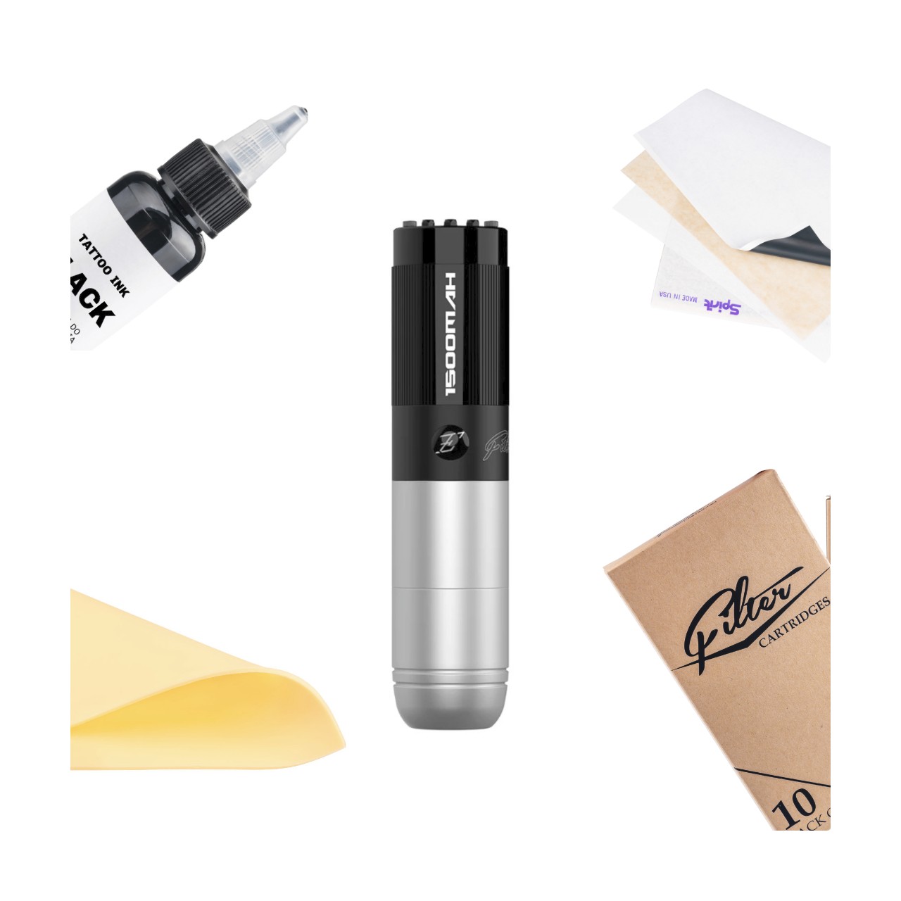 Filter Freedom Pen Set [srebrny] - zestaw do nauki tatuowania