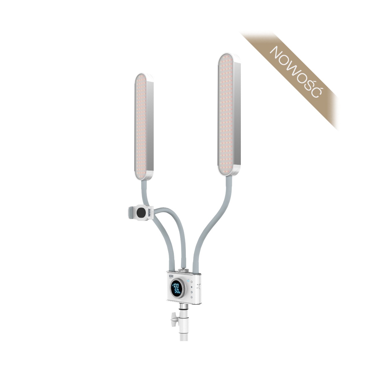 Lampa LED Newell Isztar - oświetlenie salonu tatuażu
