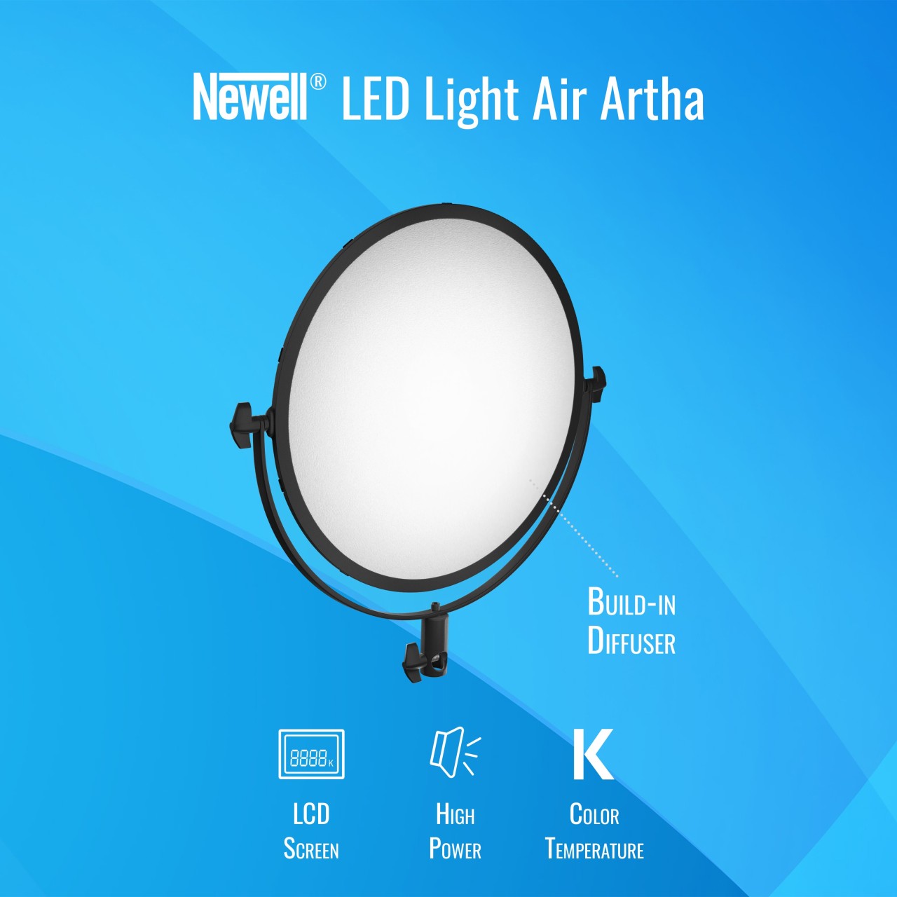 Lampa LED Newell Air Artha - oświetlenie salonu tatuażu