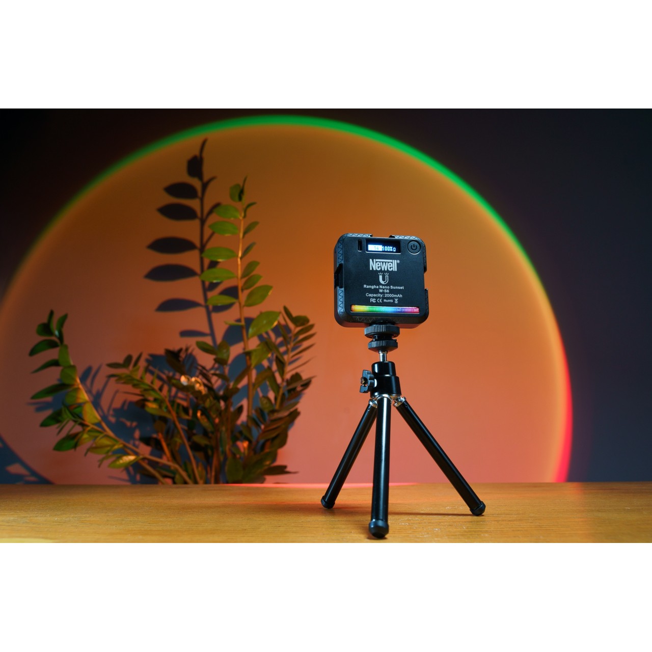 Lampa LED Newell RGB-W Rangha Nano Sunset - oświetlenie salonu tatuażu