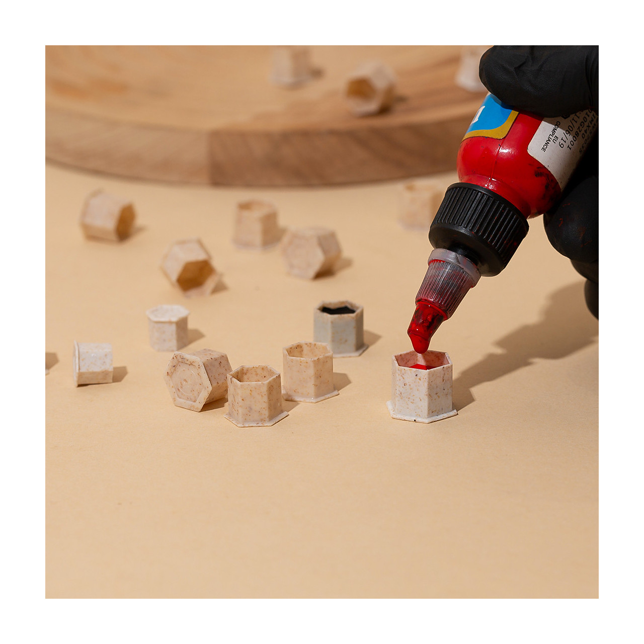 EKO Kubeczki na farbę 12 mm [200 sztuk]