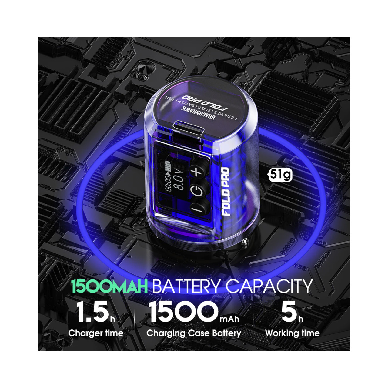 Dragonhawk Fold Pro [z dodatkową baterią]