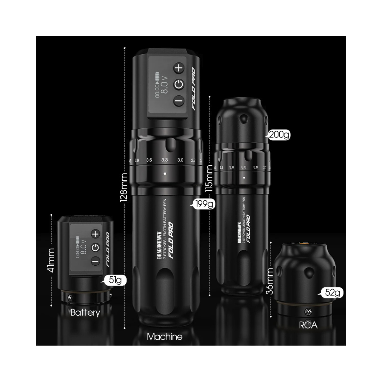 Dragonhawk Fold Pro [z dodatkową baterią]