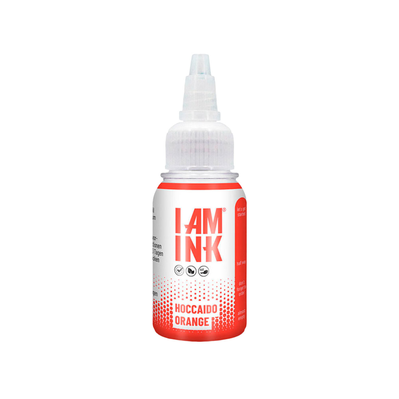 I AM INK Hoccaido Orange [True Pigments] - farba do tatuowania