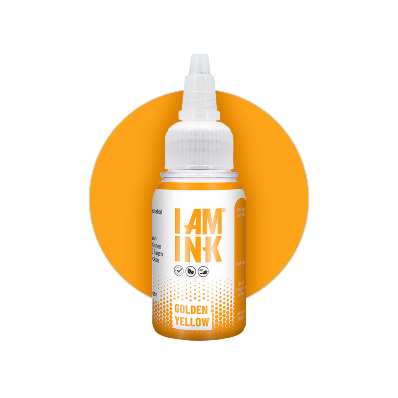 I AM INK Golden Yellow [True Pigments] - farba do tatuowania