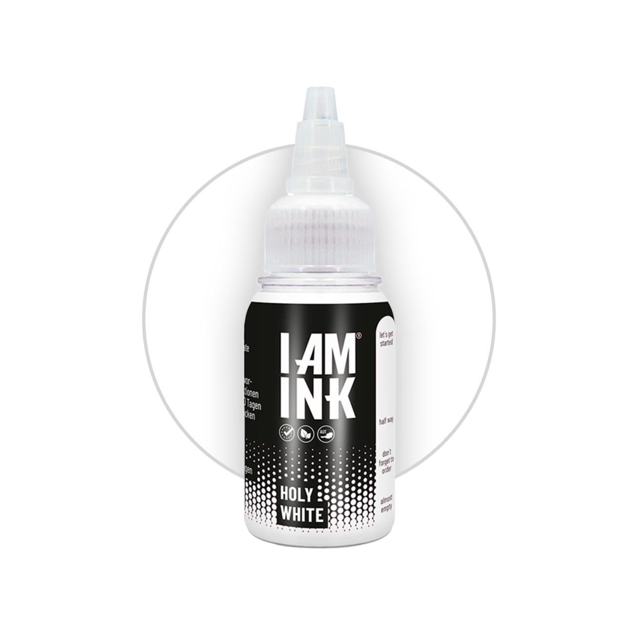 I AM INK Holy White [True Pigments] - farba do tatuowania